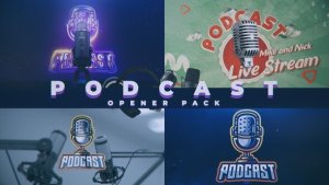 Videohive Podcast Opener Pack Logo Stings template preview