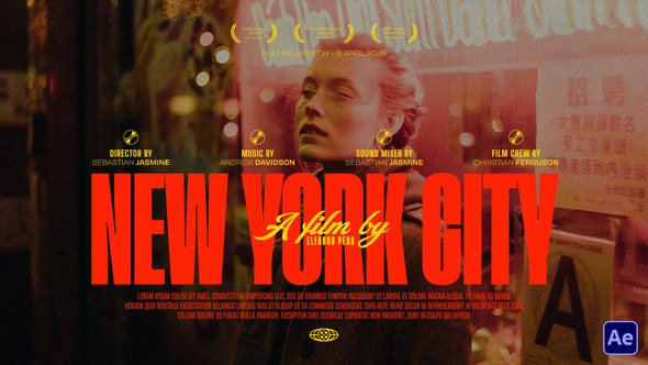 Videohive Happy Cinematic Titles Titles template preview