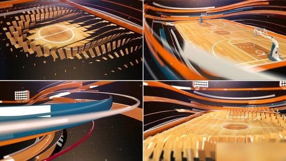 Videohive Basketball Opener 48240460 Openers template preview