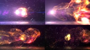 Videohive Dynamic Particles Logo Reveal Logo Stings template preview