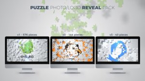 Videohive Puzzle Photo / Logo Reveal Pack Logo Stings template preview