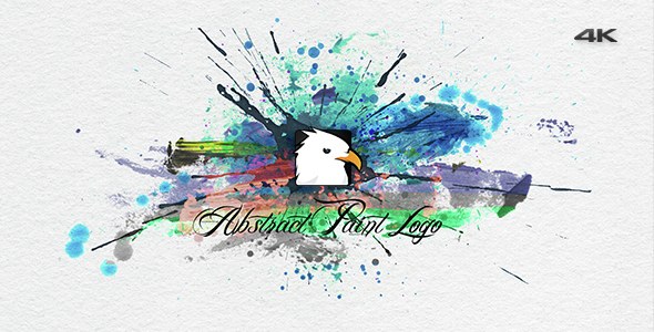 Videohive Abstract Paint 4K Logo Logo Stings template preview