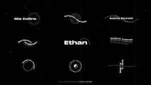 Videohive Elegant Lower Thirds & Titles _AE Elements template preview