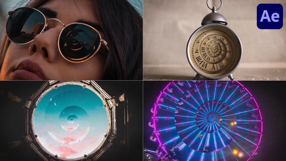 Videohive Droste Studio for After Effects Elements template preview