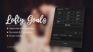 Videohive Animated Typeface - Lofty Goals Titles template preview
