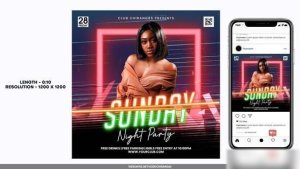 Videohive Night Club Flyer v5 Openers template preview