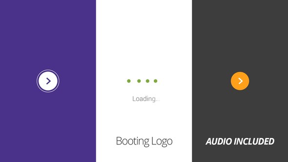 Videohive Booting Logo Reveal Logo Stings template preview