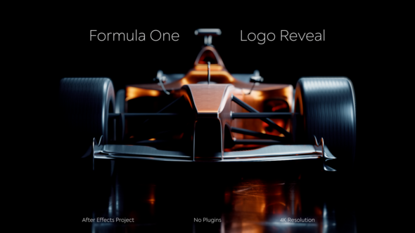 Videohive Formula One Racing Logo Reveal Logo Stings template preview