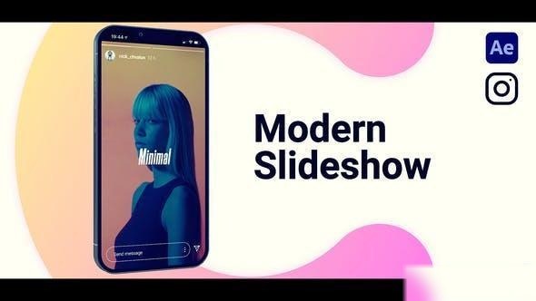 Videohive Modern Slideshow Vertical 50537560 Openers template preview
