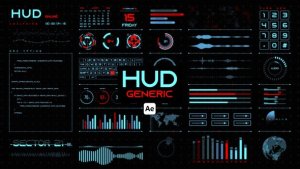 Videohive HUD Generic for After Effects Infographics template preview