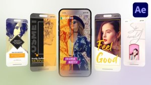 Videohive Beauty Instagram Video Displays template preview