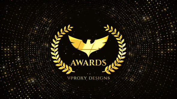 Videohive Awards Glitters Logo Logo Stings template preview