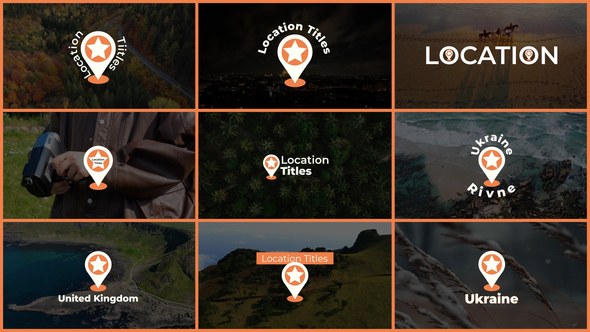 Videohive RGB Location Titles | AE Titles template preview