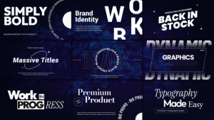 Videohive Big Titles 56309160 Titles template preview