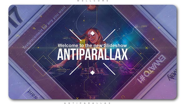 Anti Parallax Slideshow Video Displays template preview