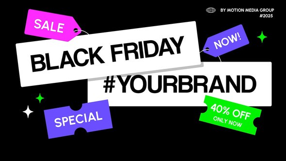 Videohive Black Friday Promotion 58674250 Openers template preview