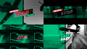 Videohive Sports Trap for After Effects Product Promo template preview