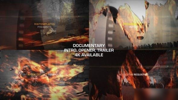 Videohive Documentary Trailer 40033738 Openers template preview