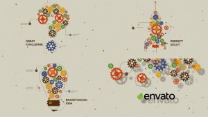 Videohive Challenge And Solution Logo Cog Edition Logo Stings template preview
