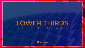 Videohive Lower Thirds | Clean Boxed Titles template preview