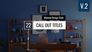 Videohive Minimal Call Out Titles Titles template preview
