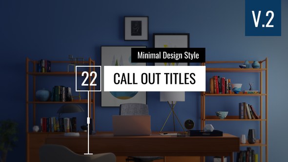 Videohive Minimal Call Out Titles Titles template preview