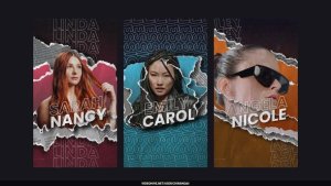 Videohive Crumple Tape Paper Collage Stories Broadcast-packages template preview
