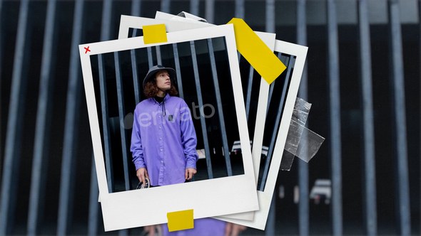 Videohive Photo Frames Transitions Elements template preview