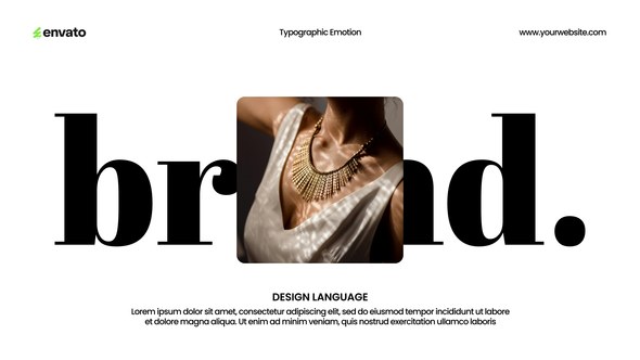 Videohive Typography Animation Slides Titles template preview
