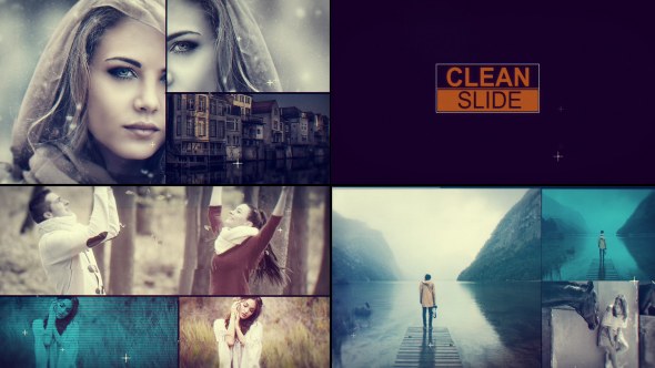 Videohive Clean Slideshow 19502141 Video Displays template preview