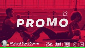 Videohive Workout Sports Opener Openers template preview