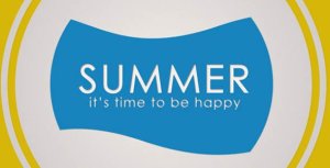 Summer Video Displays template preview