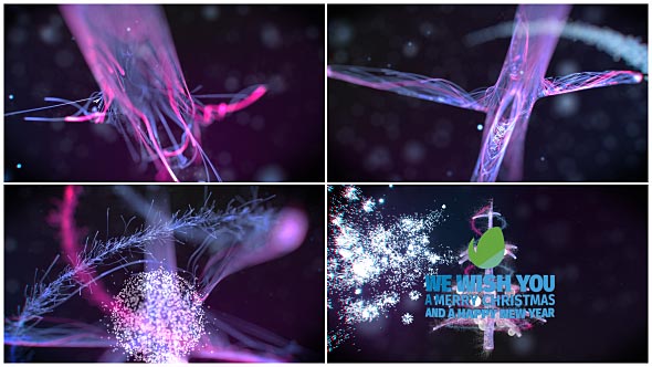 Videohive Christmas Particles 20989021 Logo Stings template preview