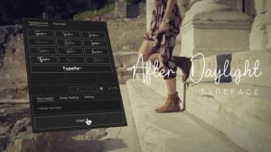 Videohive Animated Typeface - After Daylight Titles template preview