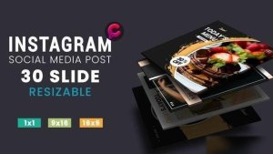 Videohive Media Post Fashion - Food Product Promo template preview