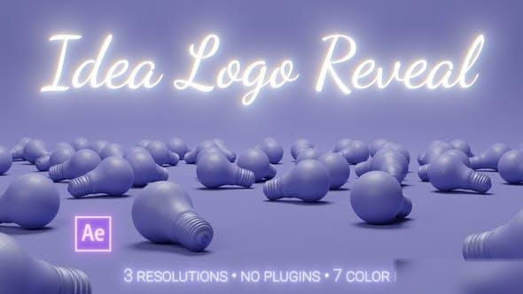Videohive Idea Logo Reveal 37378461 Logo Stings template preview