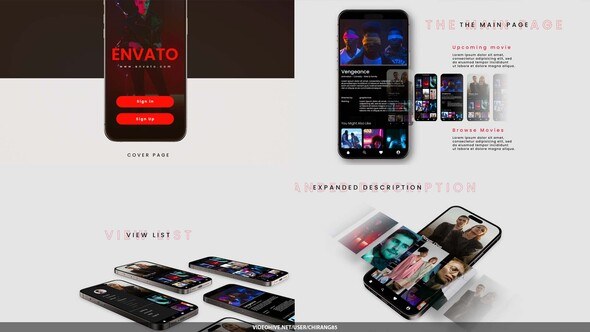 Videohive 3D Mobile App Promo Product Promo template preview