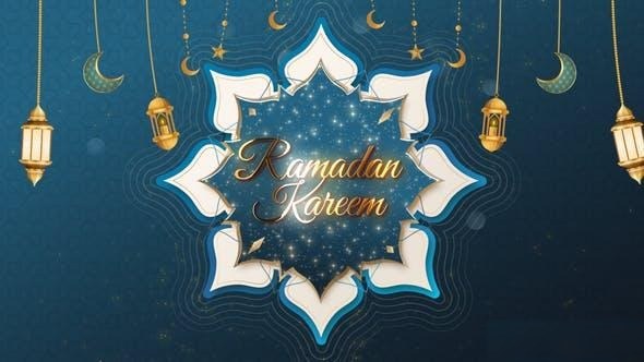 Videohive Ramadan Kareem Intro 36731112 Logo Stings template preview