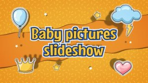 Videohive Baby Pictures Slideshow Video Displays template preview