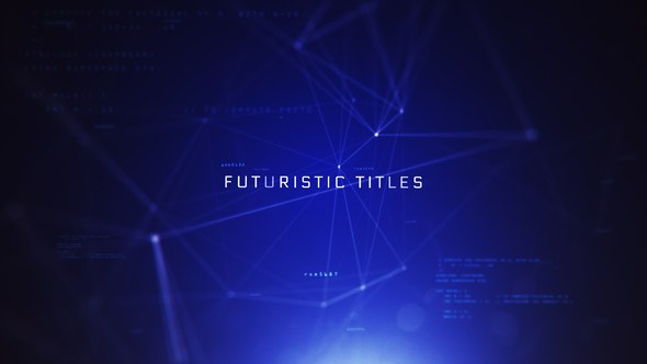 Videohive Futuristic Titles 36530621 Titles template preview