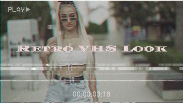 Videohive VHS Retro Look Elements template preview