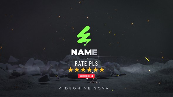 Videohive Shurikens Logo Logo Stings template preview