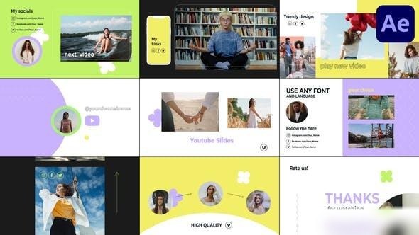 Videohive Stylish Social Media Slides | After Effects Openers template preview