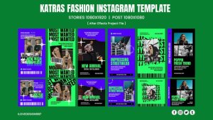 Videohive Katras Fashion Instagram Template Product Promo template preview