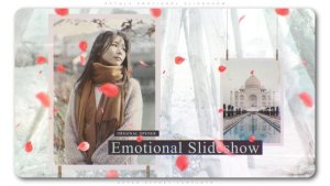 Videohive Petals Emotional Slideshow Openers template preview