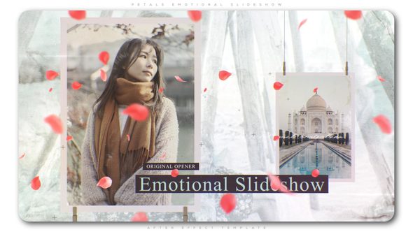 Videohive Petals Emotional Slideshow Openers template preview
