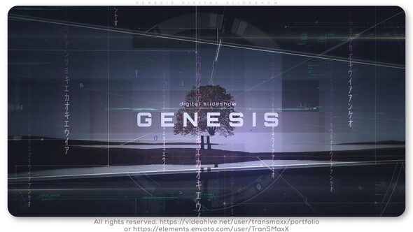 Videohive Genesis Digital Slideshow Openers template preview