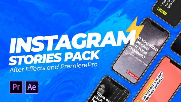 Instagram Promo 2.0 PremierePro and After Effects Premiere Pro template preview