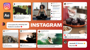 Videohive Instagram Post UI Pack Elements template preview