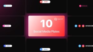 Videohive Social Media Elements Vol. 03 Elements template preview